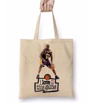 Shaq O'Neal İ Love This Game Bez Çanta Uzun Saplı