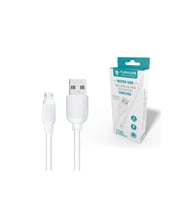 Şarj Data Senkron Kablosu Micro Usb Plus Hızlı Şarj Kablosu Fast Max 2a Beyaz 1 Metre Eko