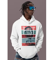 Tasarım Post Malone Rapper Baskılı Unisex Oversize Şarkıcı Hoodie