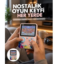 Game Box Mini 500 Adet Retro Oyun Taşınabilir Oyun Konsolu Yeni Nesil