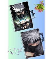 Kakashi hatake defter seti 2 adet A4 boyutu 21*30 çizgili + kareli 60 syf