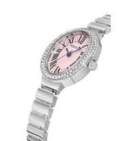 Polo Air Oval Kasa Romen Rakamlı Kadın Kol Saati Gümüş Pembe Renk PL-1568B3x (Pembe-Grı)