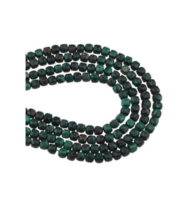 4X4 MM Faset Kesim Malahit ( Malakit ) Taşı Dizi - DZ3932 (Yeşil)
