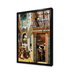 Carlo Crivelli Çerçeveli Cam Tablo