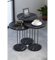 Metal Terra Zigon Bendir Siyah 3 lü