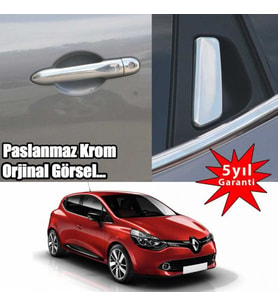 Renault Clio 4 Kapı Kolu Kromu Nikelajı