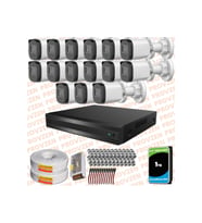 Provzen Rivo Dahua 15 Kameralı Full HD Güvenlik Kamerası 1tb hdd
