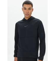 Nike Pro Dri Fit Fleece Pullover Hoodie Erkek Kapüşonlu Sweatshirt Siyah