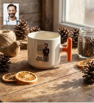 Kişiye Özel Karikatürlü Best Dad Ever Babaya Hediye T Kupa Babalar Günü Hediyesi