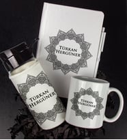 Kişiye Özel Tasarım Defter Kalem Matara Ve Kupa Hediye Seti 104809