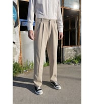 Premium Baggy Kumaş Pantolon Bej