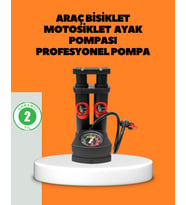 Ayaklı Bisiklet Pompası Basınç Göstergeli Çok Amaçlı
