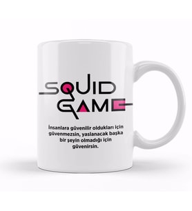 Squid Game 08 Kupa Bardak Porselen