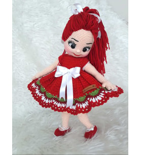 Reçel Bebek Amigurumi Organik Oyuncak