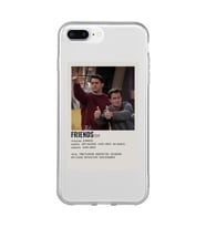 Iphone 7 PLUS - 8 PLUS Uyumlu Friends Tasarımlı Şeffaf Telefon Kılıfı