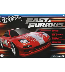 Hot Wheels HVX27 Fast and Furious 10-pack