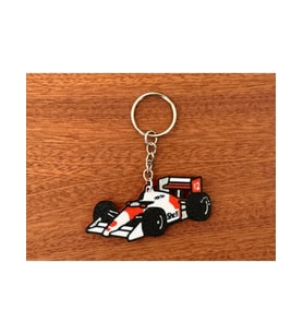 🏁 McLaren MP4/4 Formula 1 Anahtarlık – Efsane Tasarım (3D Baskı) (Siyah - Kırmızı - Beyaz)