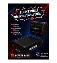 Corelli Elektrikli Bisiklet Arka Deri Koltuk, Elektrikli Bisiklet Deri Koltuk, Motosiklet Deri Koltuk, Arka Sele Çocuk Deri Koltuk Seti