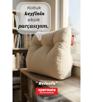 Belsofa Bel ve Sırt Destek Yastığı Kanepe, Berjer, TV ve Oyuncu Koltuğu İçin Sırt Yastığı