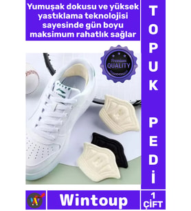 #TopukPedi Ayakkabı Arkası Koruyucu Yumuşak Konforlu Yapışkanlı Taç Şekil Topuk Vurma Önleyici 10 Mm