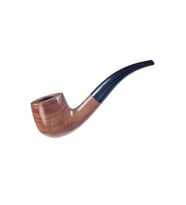 9 mm Kahverengi Sandalwood Eğimli Sap Ahşap Pipo RD91