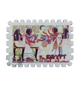 Mısır Temalı Pul Magnet (Karışık)