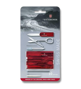 Victorinox VT 0.7100.TB1 Swısscard Şeff Kırmızı Blisterli