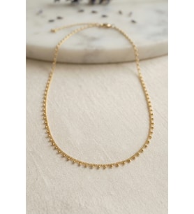 Gold Renk Topçcuk Model 60 cm Kadın Kolye