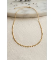 Gold Renk Topçcuk Model 60 cm Kadın Kolye