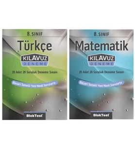TUDEM YAYINLARI 8.SINIF LGS TÜRKÇE - MATEMATİK 20 SORULUK 20 Lİ DENEME