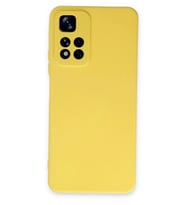 Durukar® Redmi Note 11 Pro Plus 5G Kılıf Nano içi Kadife Silikon - Sarı