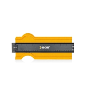SGS MAGIX Şablon Cetveli 25x10 cm Karmaşık Şekil ve Profil Kopyalama Aleti