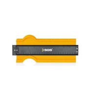 SGS MAGIX Şablon Cetveli 25x10 cm Karmaşık Şekil ve Profil Kopyalama Aleti