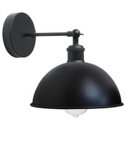 Mylights Mat Siyah Duvar Aplik Hareketli Başlık Siyah