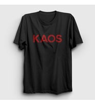 Presmono Unisex Siyah Logo Dizi Kaos T-Shirt 498148tt