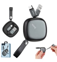 Hoco U33 Taşıma Çantalı  Mikro Usb Kablo-(5775) - LOHO8235-1494 (Çok Renkli)