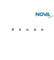 6V0853687A Yazı Skoda ( Uzun Siyah) - Superb-Octavia-Kodiaq