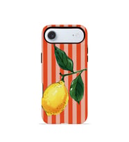 iPhone 17 Air Vorian Çift Katmanlı MagSafe Kılıf Sicilian Lemon Red Stripe