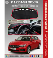 FIAT EGEA (2007-2021) EKRANSIZ Torpido Örtüsü Ön Göğüs Koruma Torpido Koruma Tam Uyum Kolay Montaj