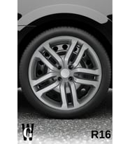 Renault Clio 16 İnç Jant Kapağı (4 ADET) Gri G106