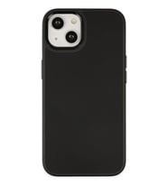 Newface Apple iPhone 14 Plus Kılıf Asya Deri Silikon - Siyah