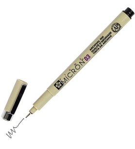 SAKURA PIGMA MICRON 03 TEKNİK ÇİZİM KALEMİ 0,35MM SİYAH