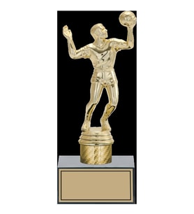 ODAK KUPA - Figürlü Kupalar - Voleybol Erkek Figürlü Kupalar FG-001 B - 21 cm