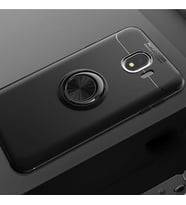 Samsung Galaxy J4 Uyumlu Kılıf Zore Ravel Silikon Kapak (Siyah)