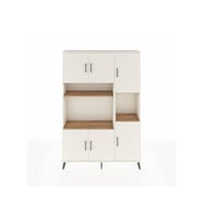 Arges Dolap 9 Raflı 6 Kapaklı 132x30x195 Aytaşı-Aytaşı/Çam