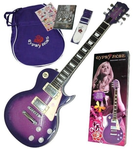 Valencia Gypsy Rose GRE2KCPP Elektro Gitar Seti (Mor)  Strat Tipi - Simli Mor - Amfi ve Aksesuar Dahil