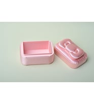 Sevimli Takı Kutusu (Fiyonklu)  3D Baskı Kawaii Organizer  Yüzük & Aksesuar Kutusu