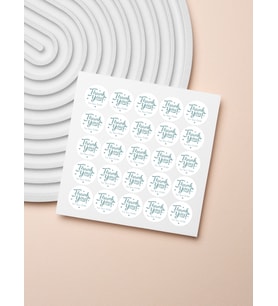 Desenli Thank You Teşekkür Stickers Paketleme Kargo Çıkartma PYTKSTK115