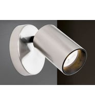 Demet habek mylights Panasonic gün isigi ampullü paslanmaz inox gövde LED aplik LED spot Hareketli başlık tekli