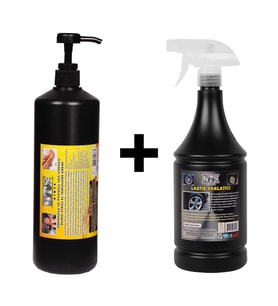 Granüllü El Temizleme Kremi ( Sabunu ) 1 kg & Lastik Parlatıcı Jel 500 ml